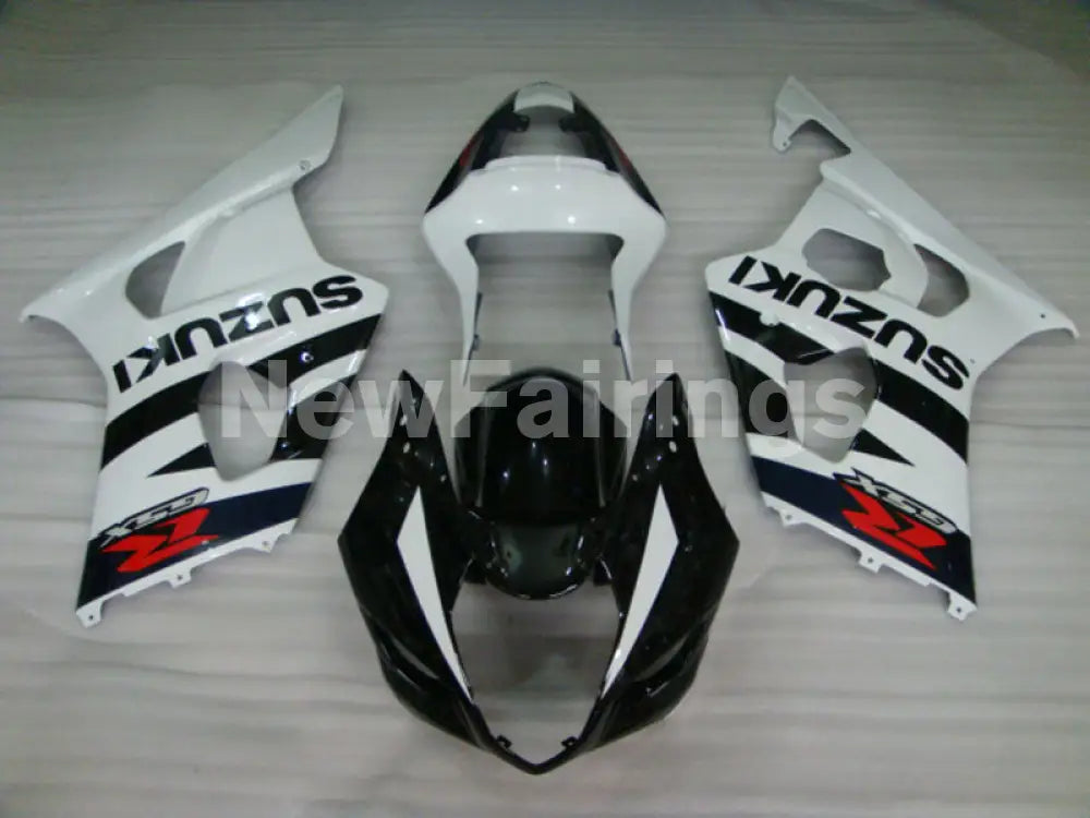 White and Black Factory Style - GSX - R1000 03 - 04 Fairing