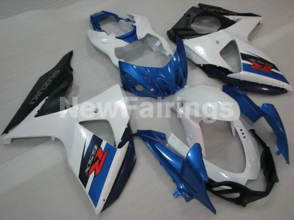 White and Blue Black Factory Style - GSX - R1000 09 - 16