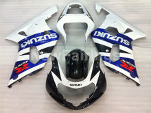 Load image into Gallery viewer, White and Blue Black Factory Style - GSX-R600 01-03 Fairing