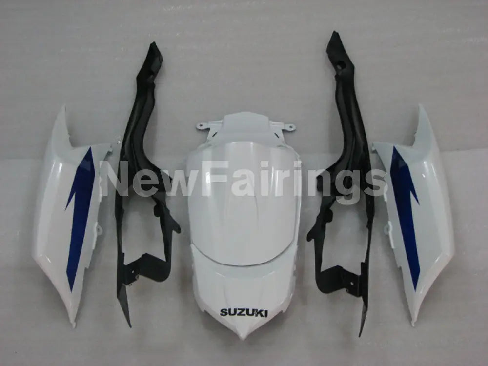 White and Blue Black Factory Style - GSX-R600 08-10 Fairing
