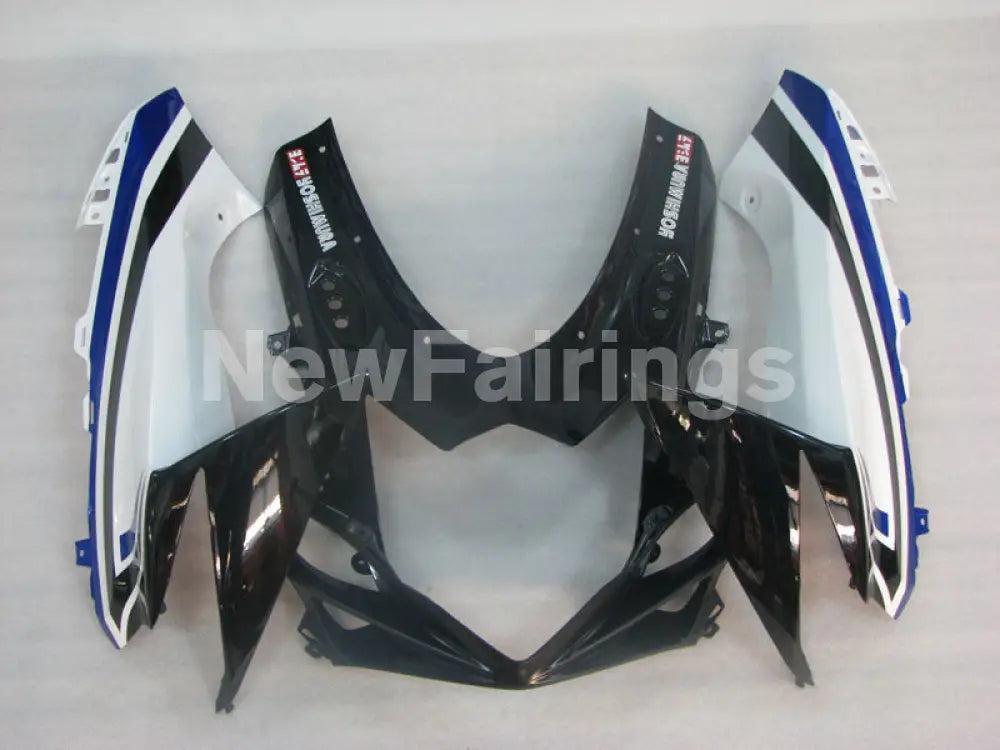White and Blue Black Yoshimura - GSX-R600 11-24 Fairing Kit