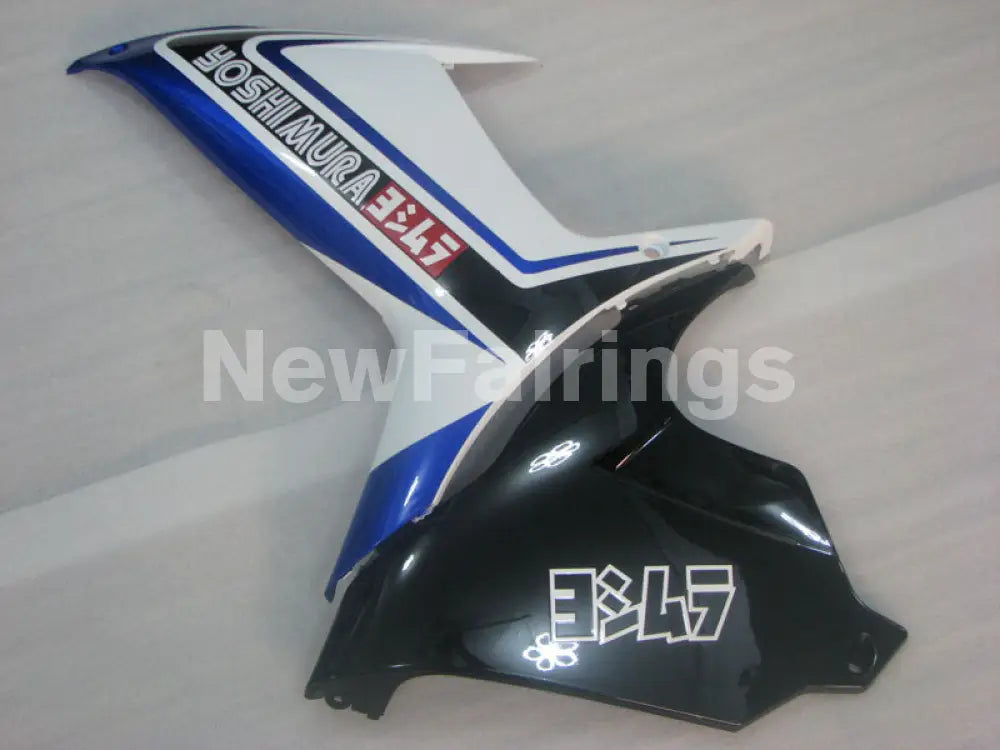 White and Blue Black Yoshimura - GSX-R750 11-24 Fairing Kit