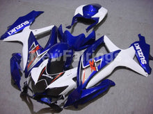 Load image into Gallery viewer, White and Blue Factory Style - GSX-R600 08-10 Fairing Kit