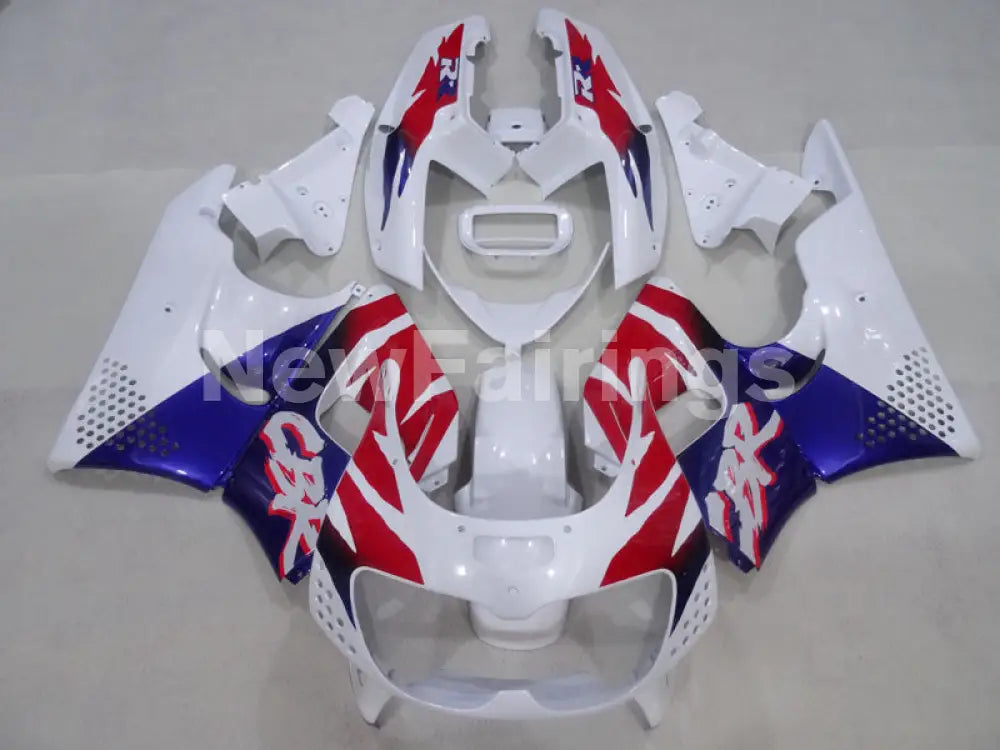 White and Blue Red Factory Style - CBR 900 RR 94-95 Fairing