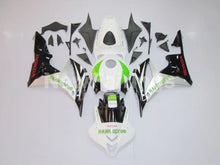 Load image into Gallery viewer, White and Green Black Factory Style - CBR600RR 07-08 Fairing