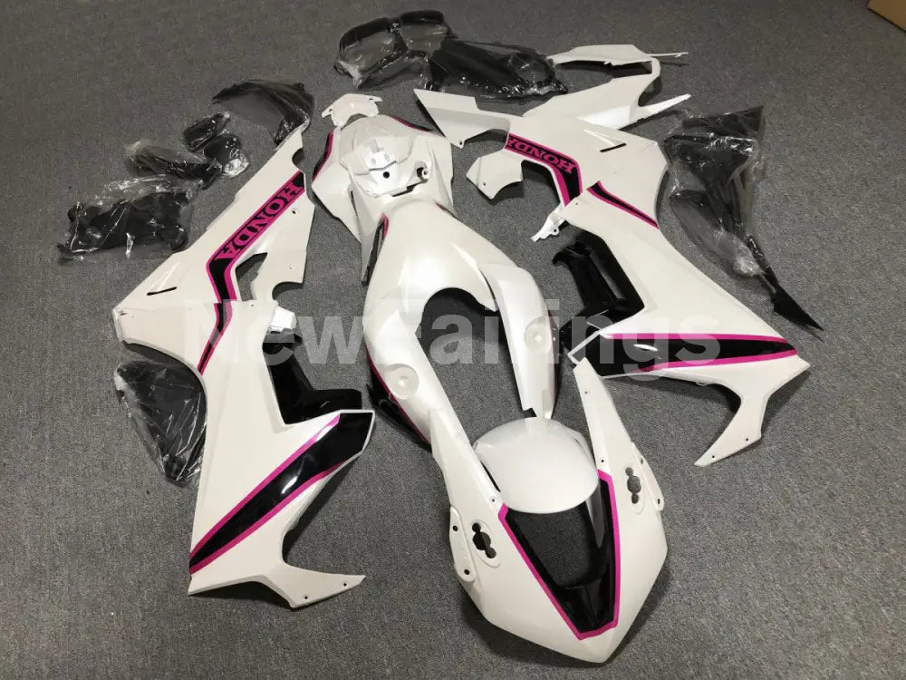 White and Pink Factory Style - CBR1000RR 17-23 Fairing Kit -