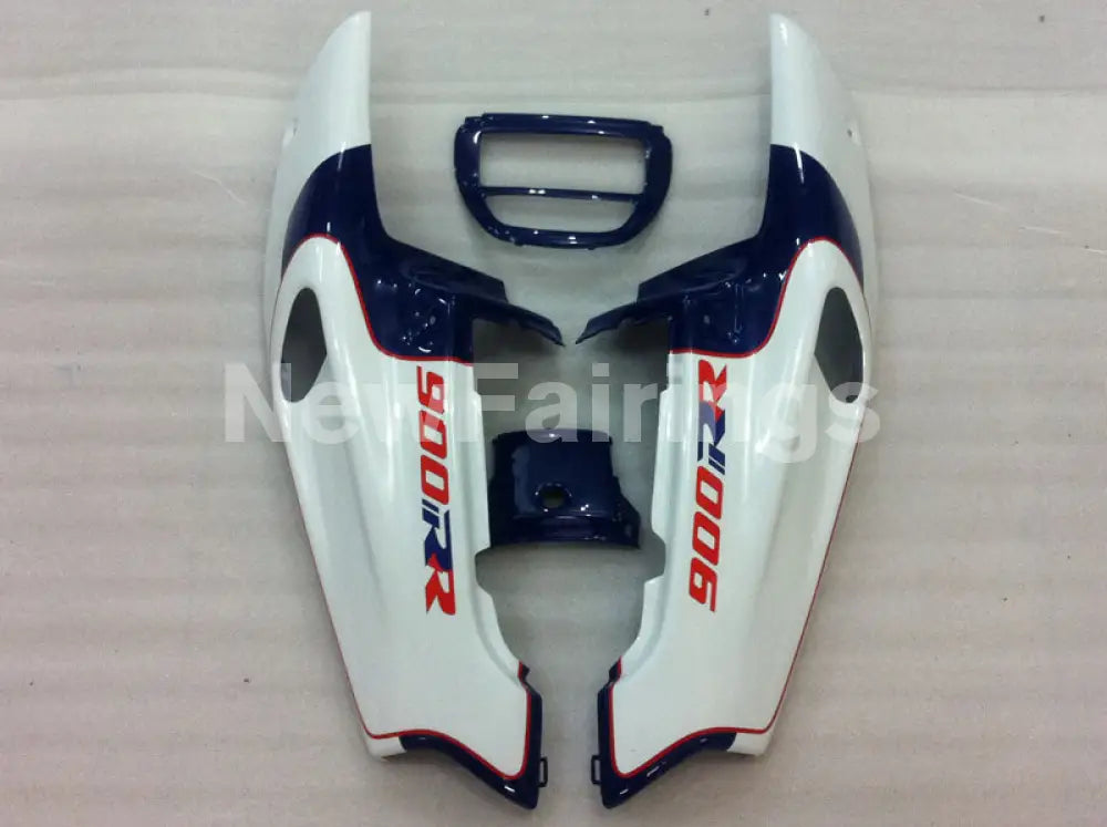 White and Red Blue Factory Style - CBR 900 RR 92-93 Fairing