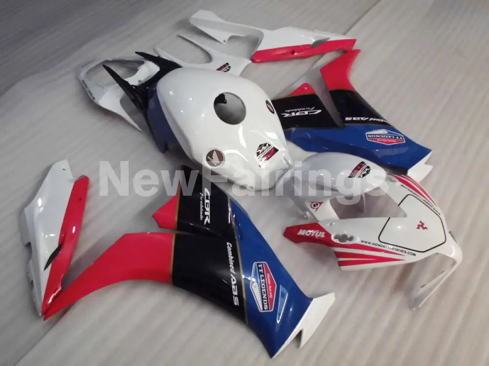 White and Red Blue MOTUL - CBR1000RR 12-16 Fairing Kit -