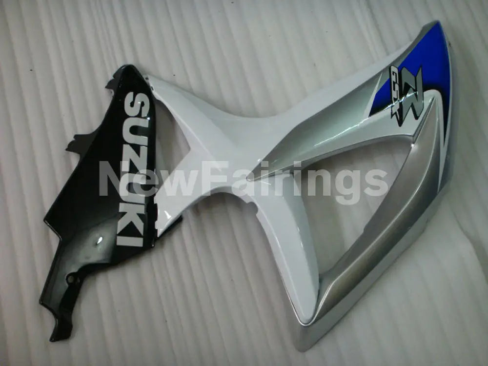 White and Silver Blue Factory Style - GSX-R750 08-10