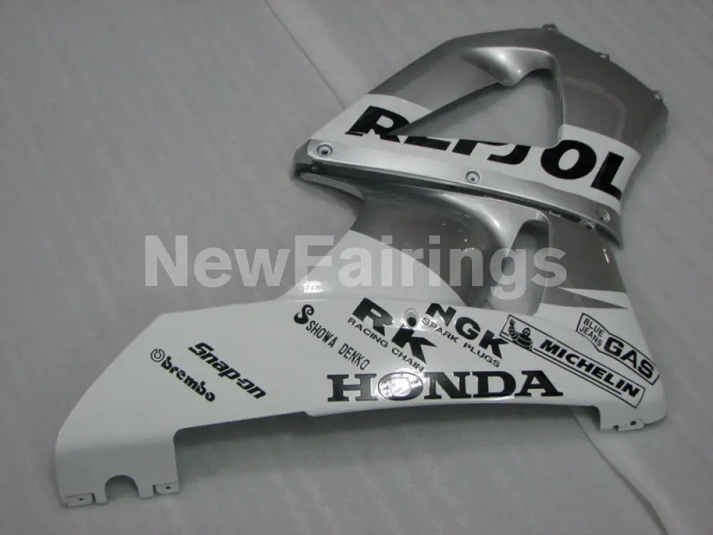 White and Silver Repsol - CBR 929 RR 00-01 Fairing Kit -