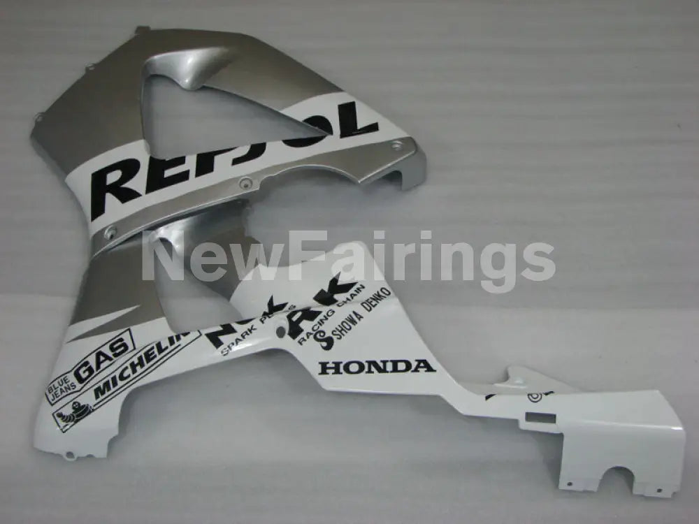 White and Silver Repsol - CBR 929 RR 00-01 Fairing Kit -