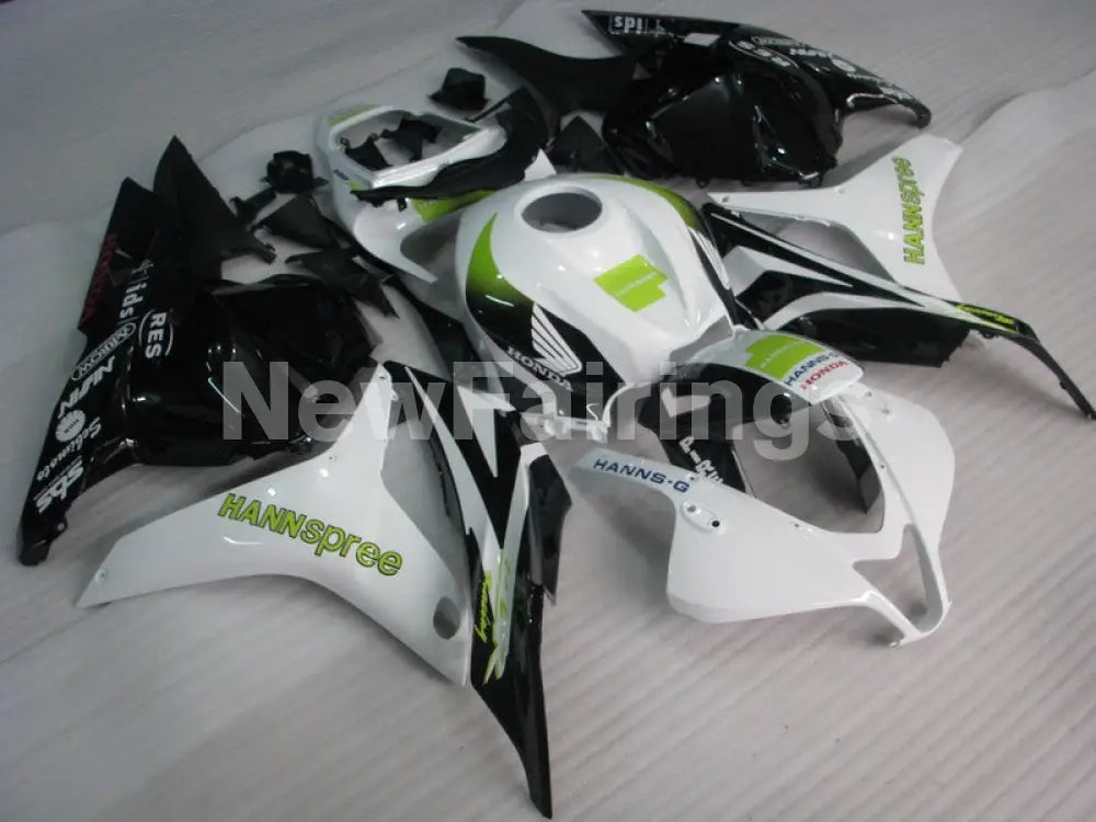 White Black and Green HANN Spree - CBR600RR 09-12 Fairing
