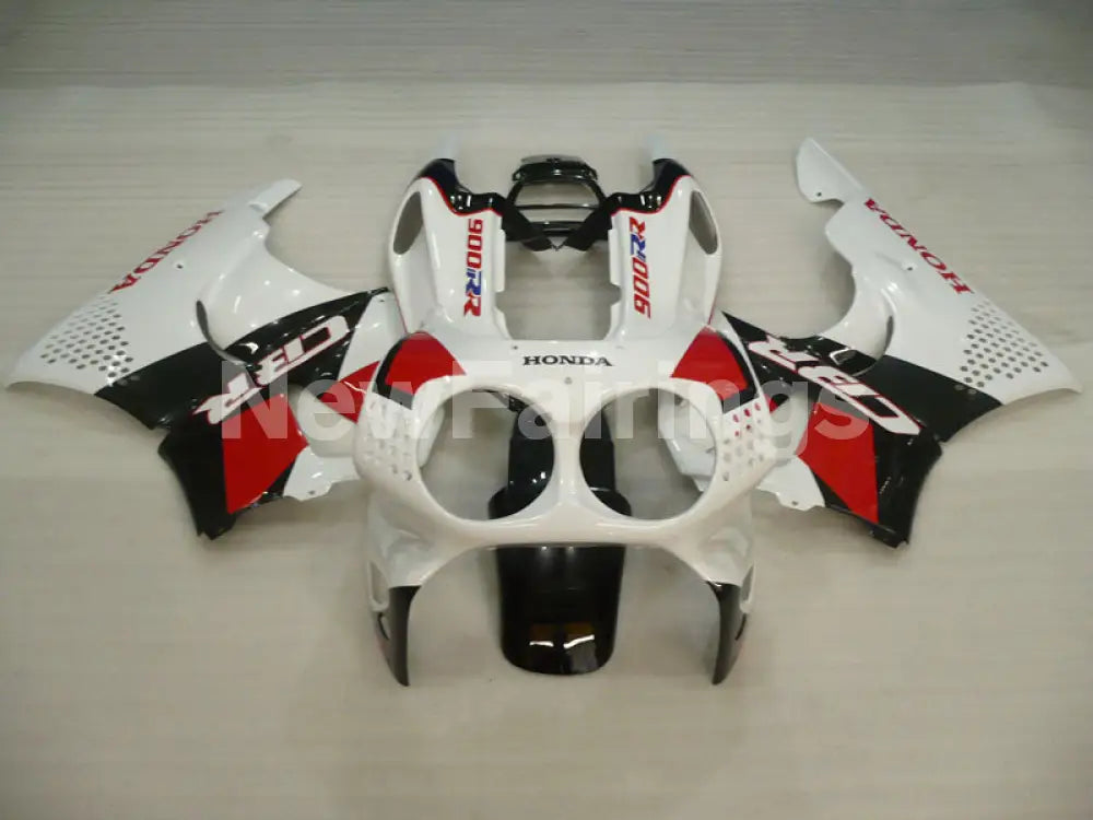 White and Red Black Factory Style - CBR 900 RR 92-93 Fairing