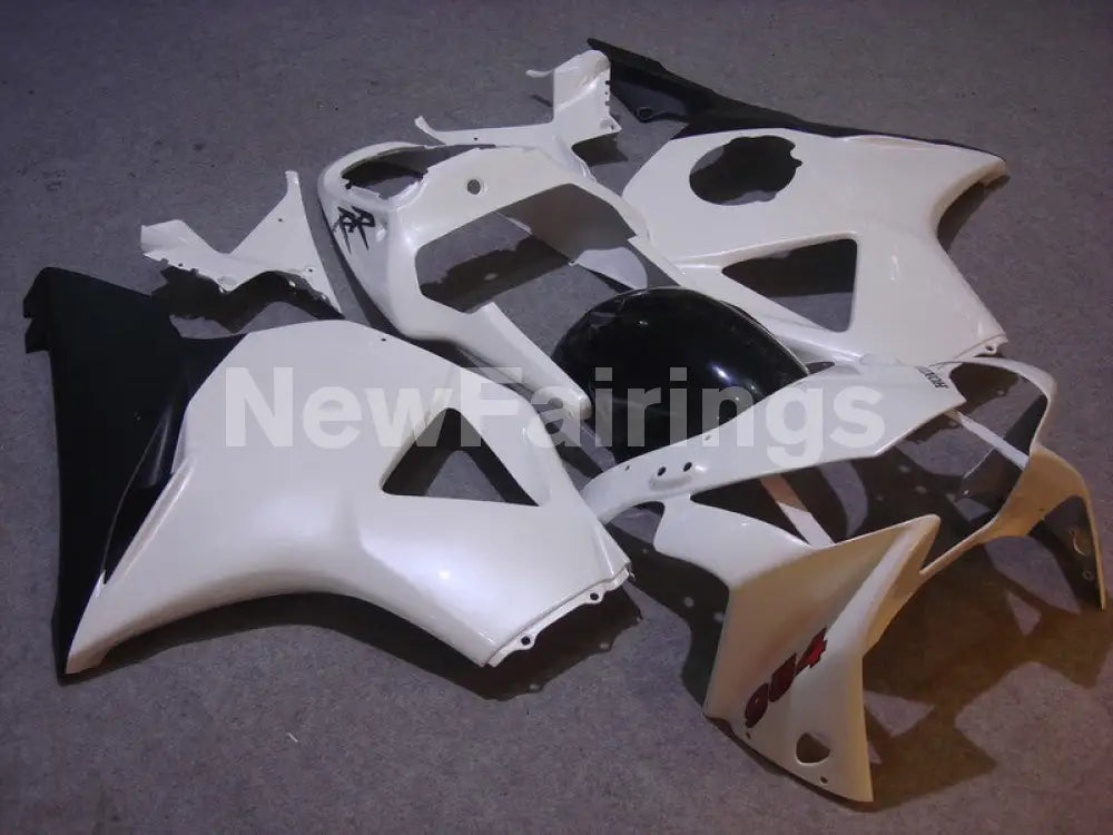 White Black Factory Style - CBR 954 RR 02-03 Fairing Kit -