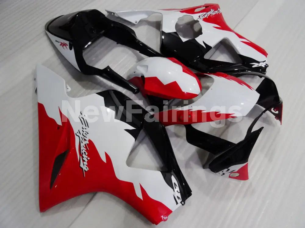White and Red Black Factory Style - CBR 954 RR 02-03 Fairing