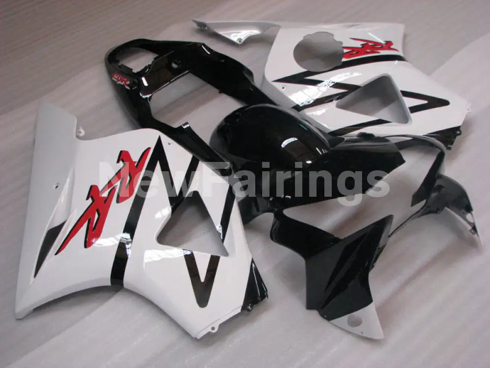 White and Black Factory Style - CBR 954 RR 02-03 Fairing Kit