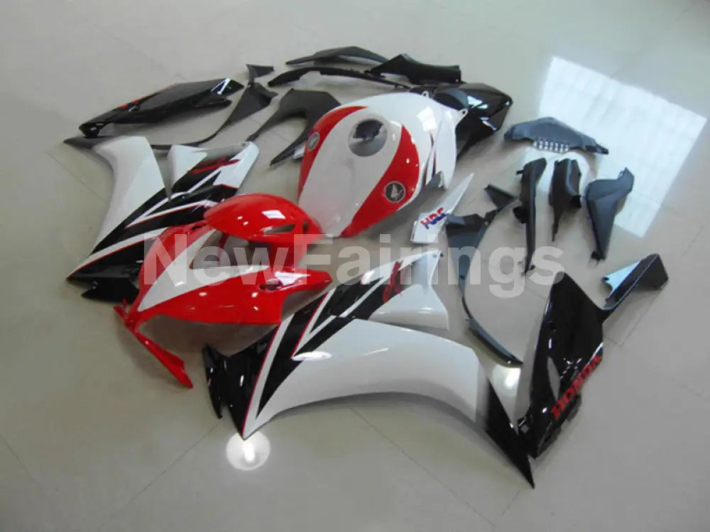White and Red Black Factory Style - CBR1000RR 12-16 Fairing