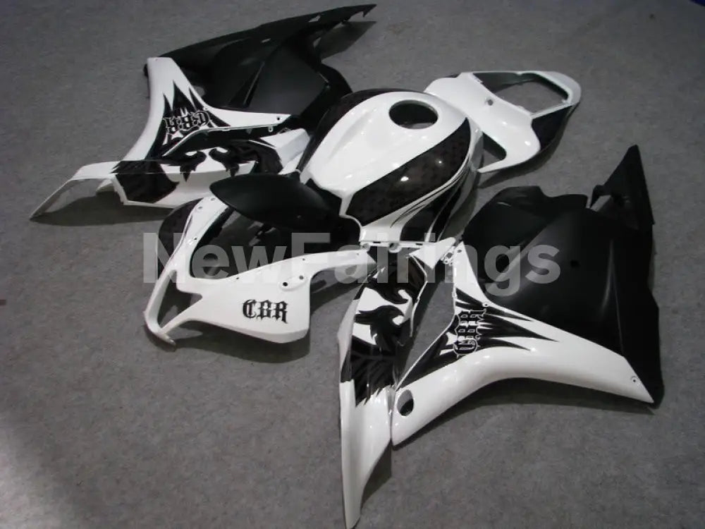 White Black Factory Style - CBR600RR 09-12 Fairing Kit -