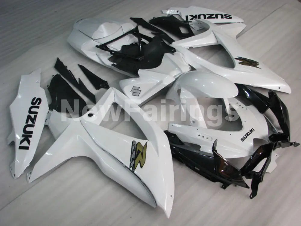 White Black Factory Style - GSX-R600 08-10 Fairing Kit
