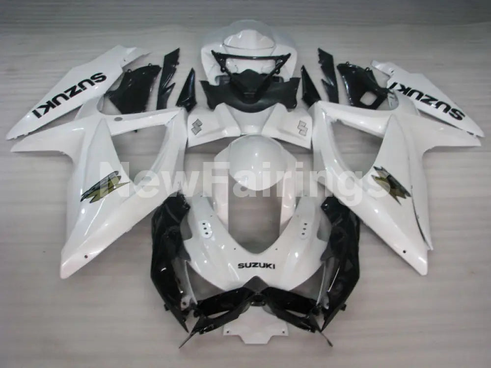 White Black Factory Style - GSX-R750 08-10 Fairing Kit