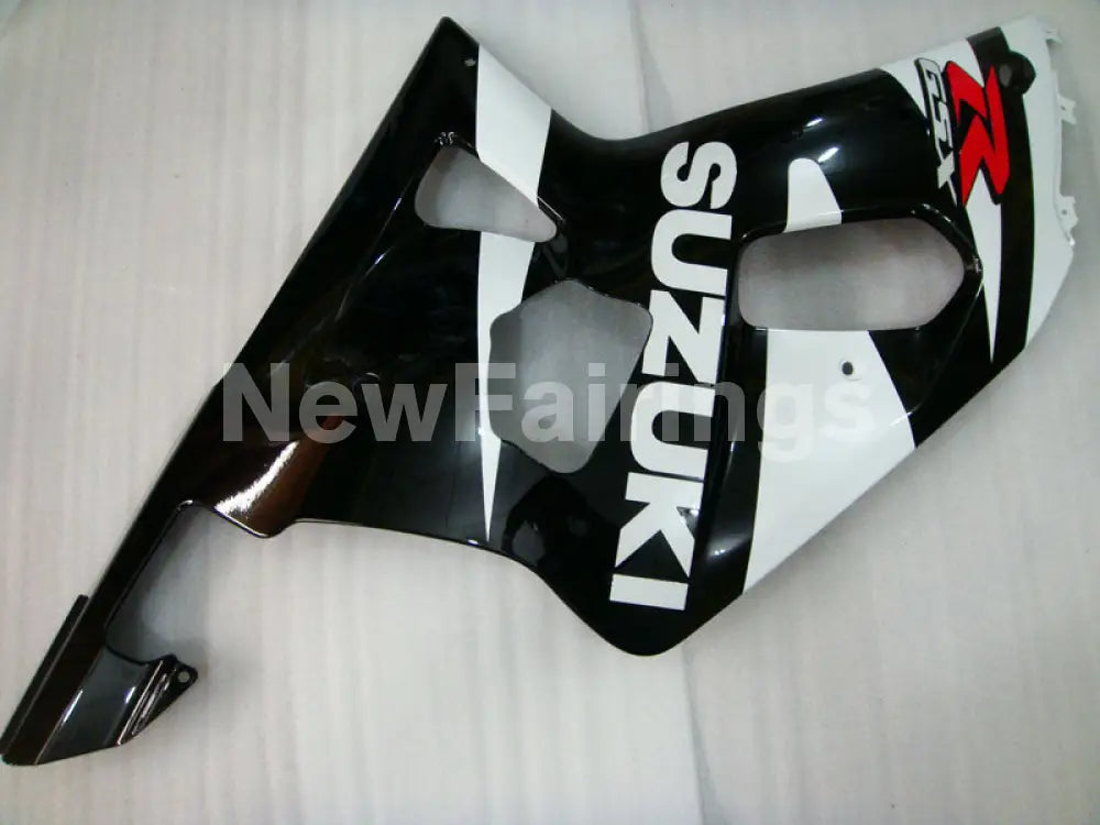 White and Black Factory Style - GSX-R600 01-03 Fairing Kit -