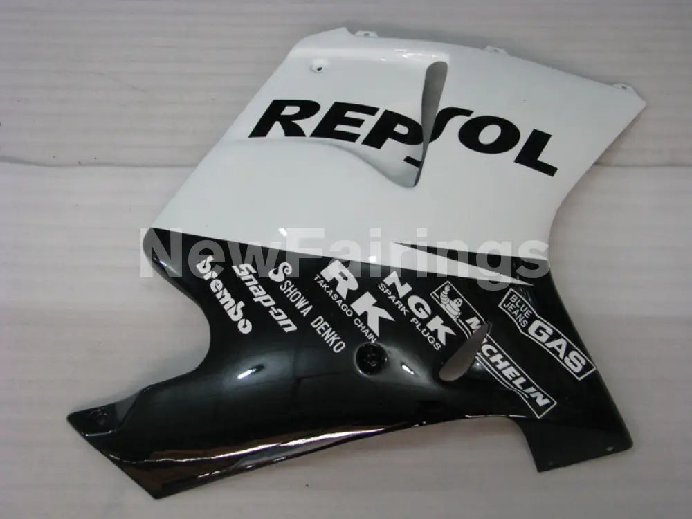 White and Black Repsol - CBR 1100 XX 96-07 Fairing Kit -