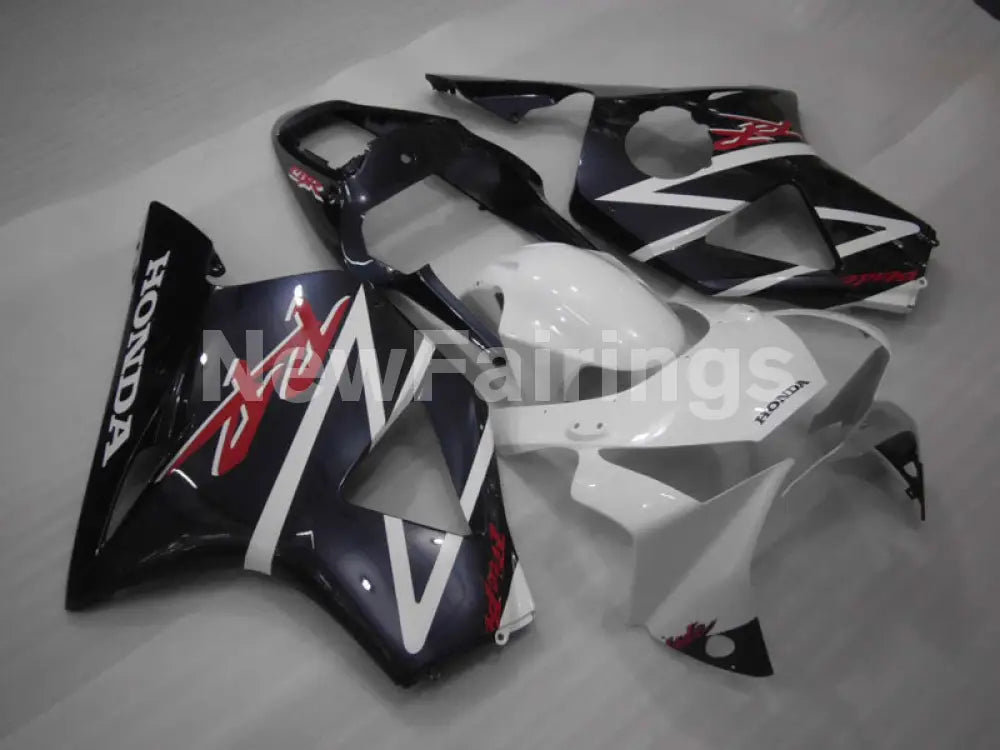 White and Blue Factory Style - CBR 954 RR 02-03 Fairing Kit