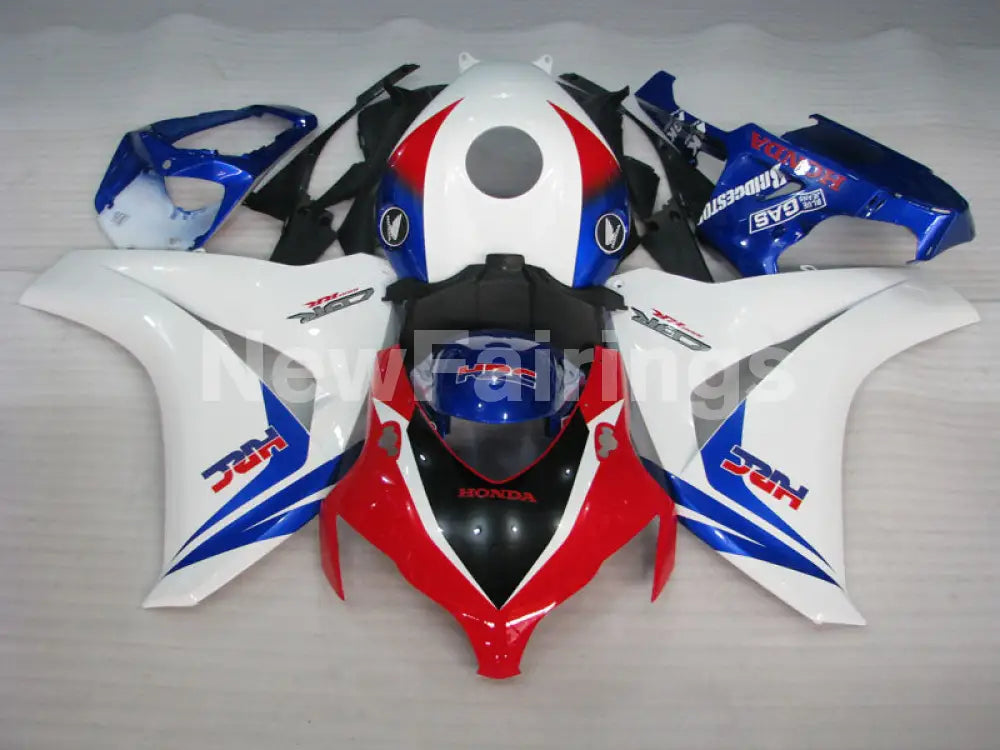 White and Blue Red Factory Style - CBR1000RR 08-11 Fairing