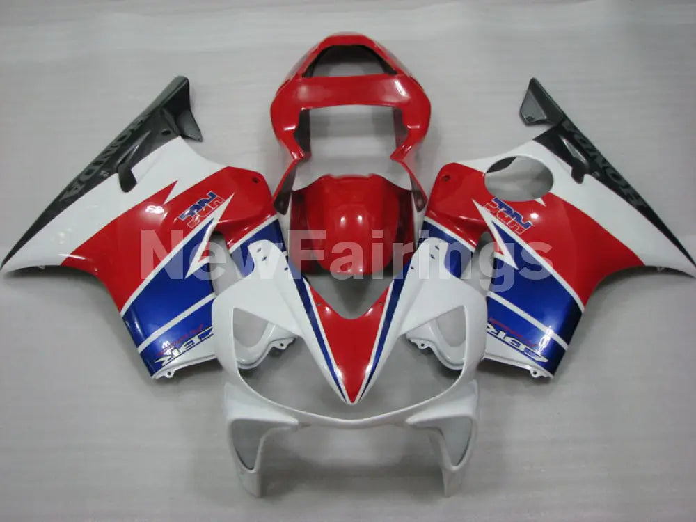 Red and White Blue Factory Style - CBR600 F4i 01-03 Fairing