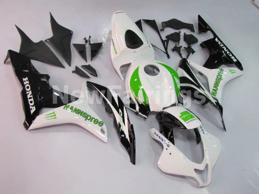 White Green and Black Factory Style - CBR600RR 07-08 Fairing