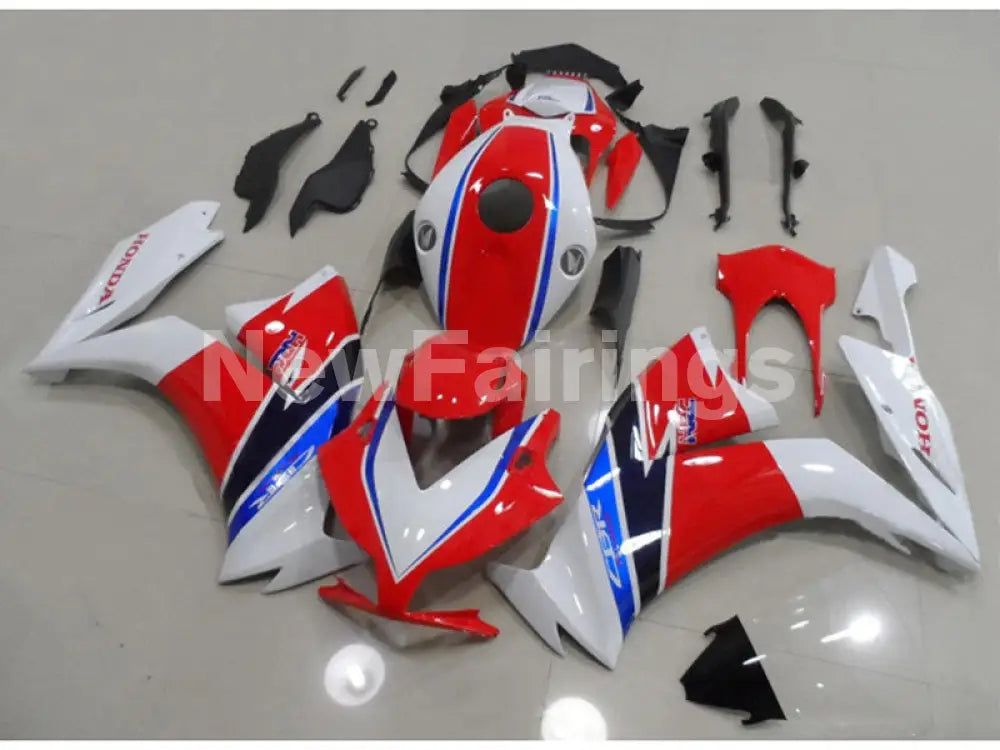White Red and Blue Factory Style - CBR1000RR 12-16 Fairing