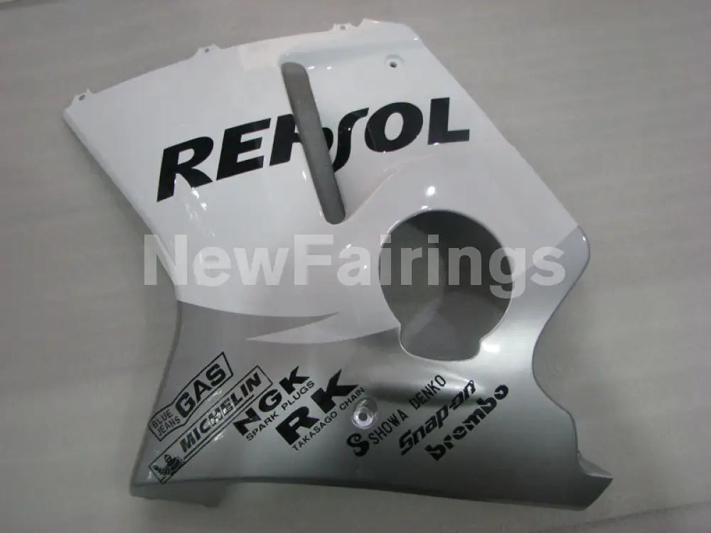 White and Silver Repsol - CBR 1100 XX 96-07 Fairing Kit -