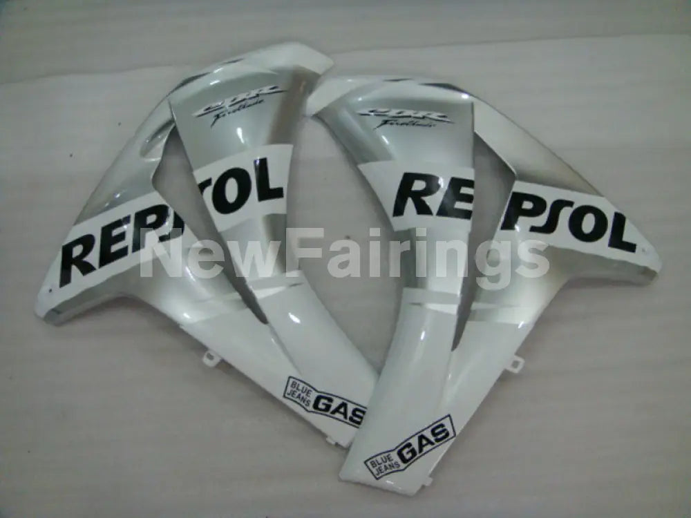 White and Silver Repsol - CBR1000RR 08-11 Fairing Kit -