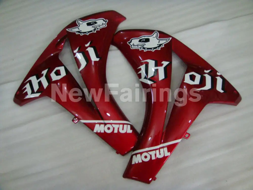 Wine Red and Black Wolf - CBR1000RR 08-11 Fairing Kit -