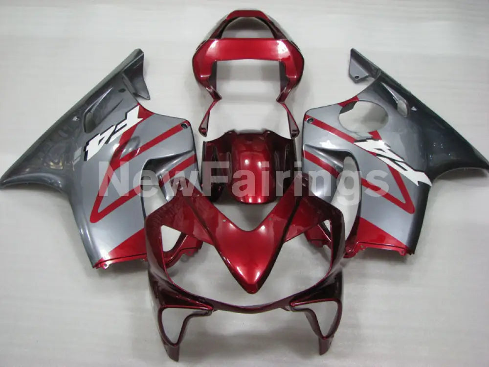 Wine Red and Grey Factory Style - CBR600 F4i 01-03 Fairing