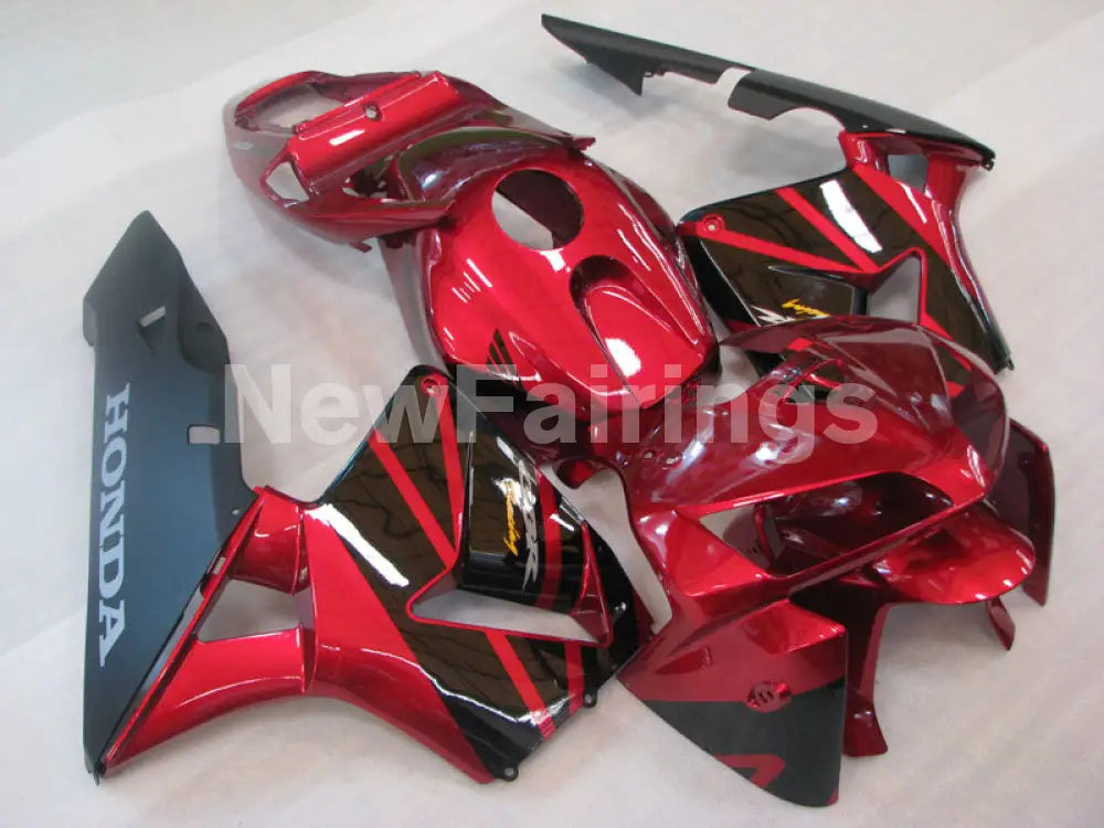 Wine Red and Black Factory Style - CBR600RR 05-06 Fairing