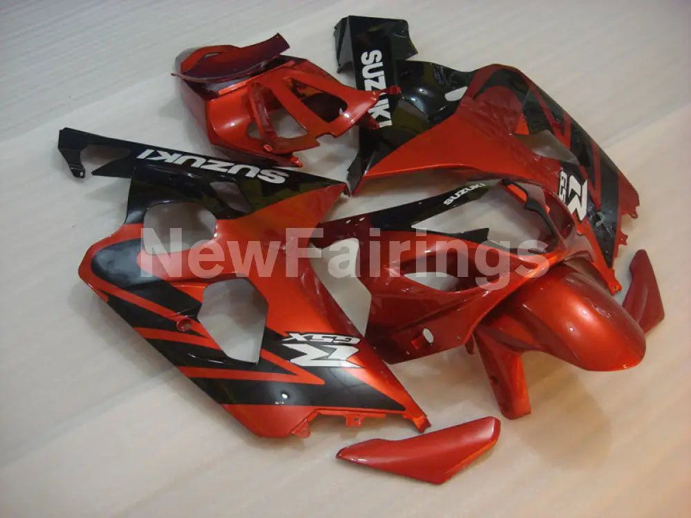 Wine Red and Black Factory Style - GSX-R600 04-05 Fairing