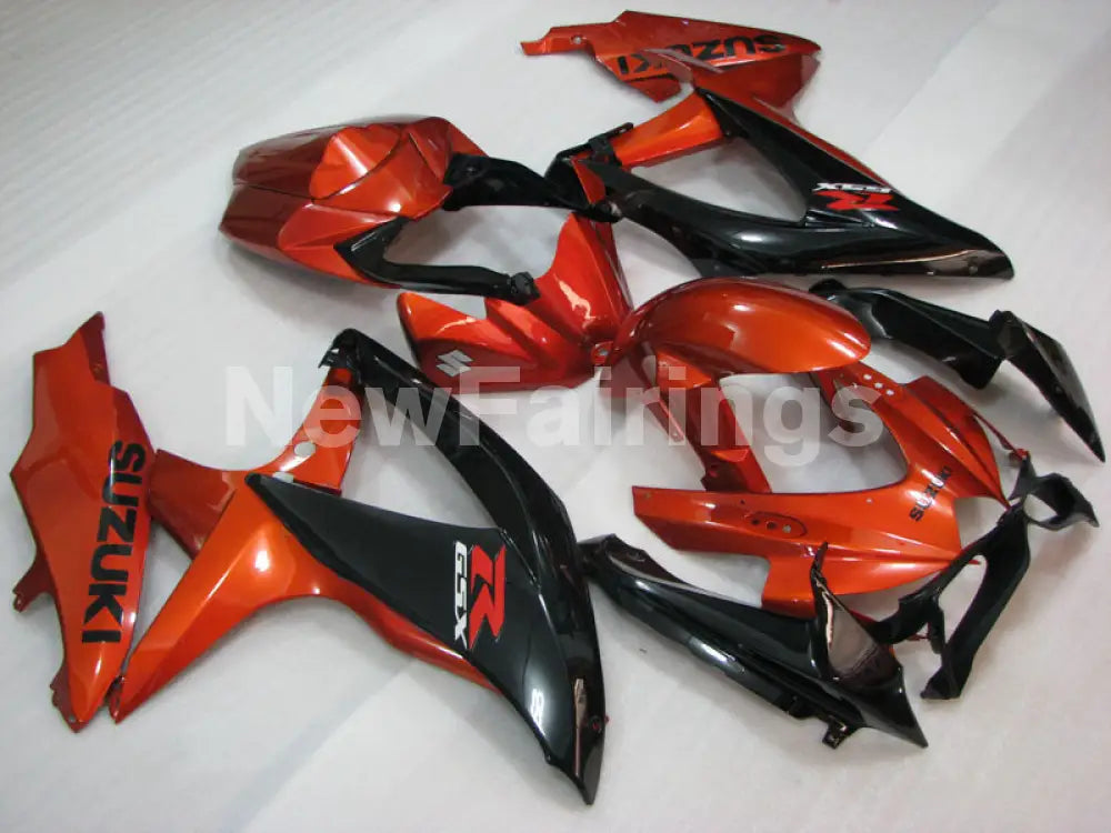 Wine Red and Black Factory Style - GSX-R600 08-10 Fairing