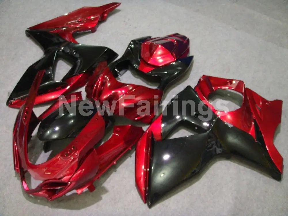 Wine Red and Black No decals - GSX - R1000 09 - 16 Fairing