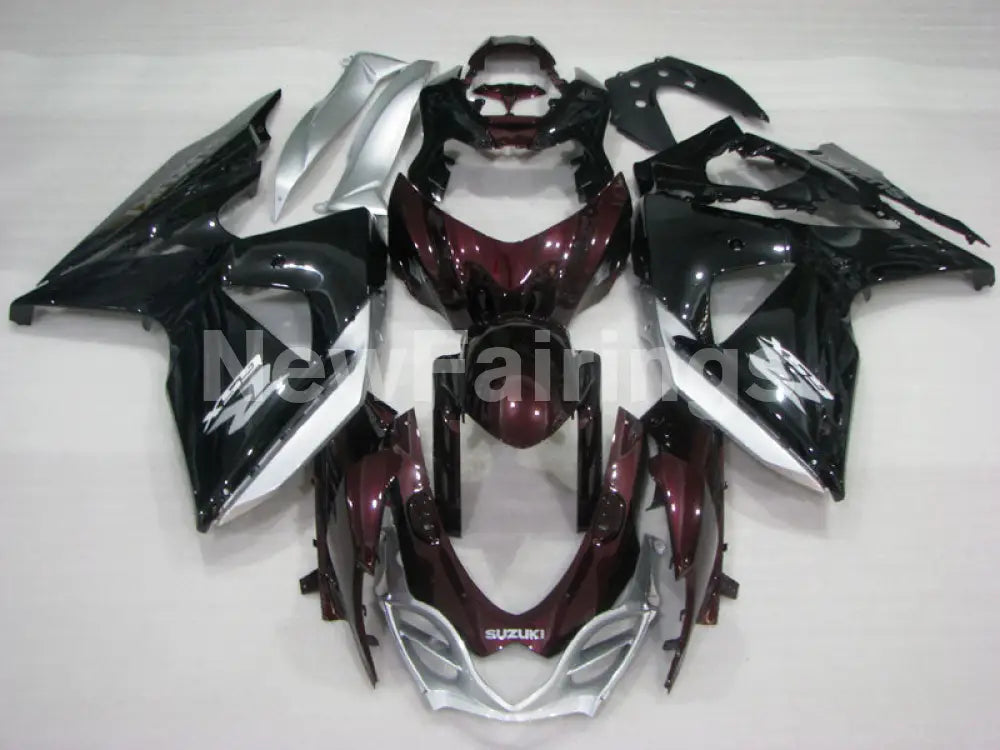 Wine Red and Black Silver Factory Style - GSX - R1000 09