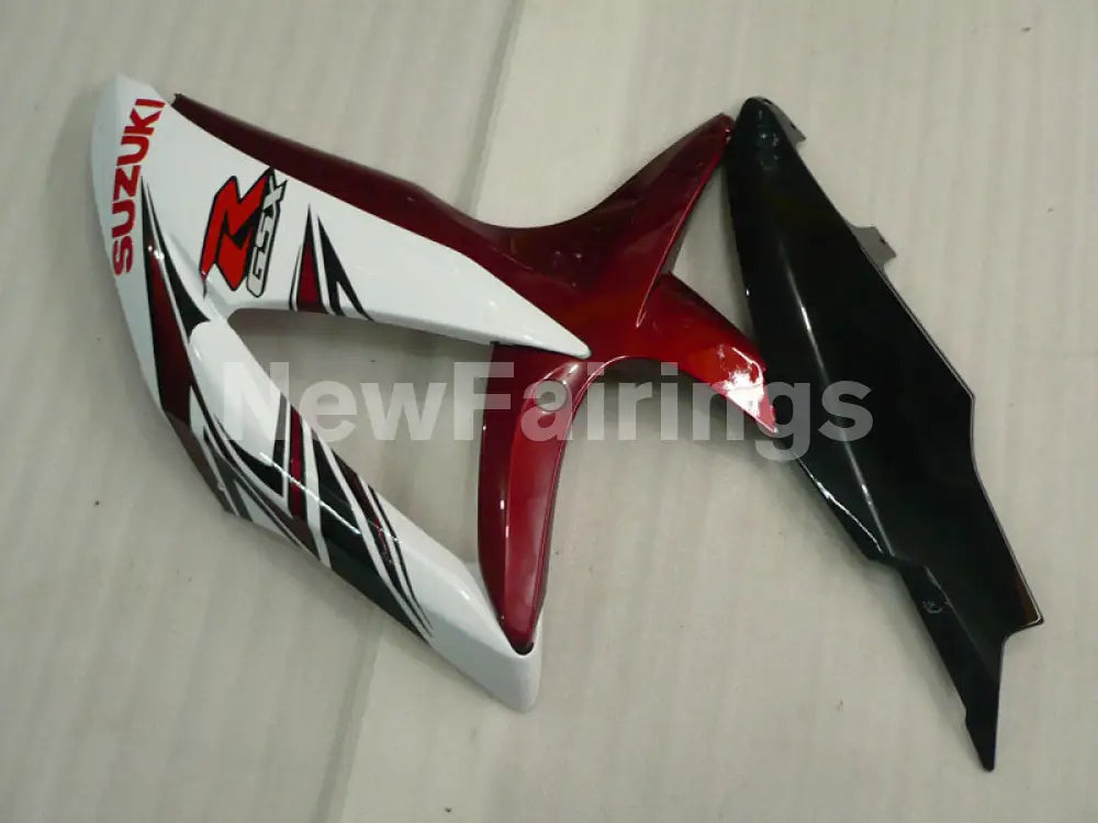 Wine Red and White Black Factory Style - GSX-R750 08-10