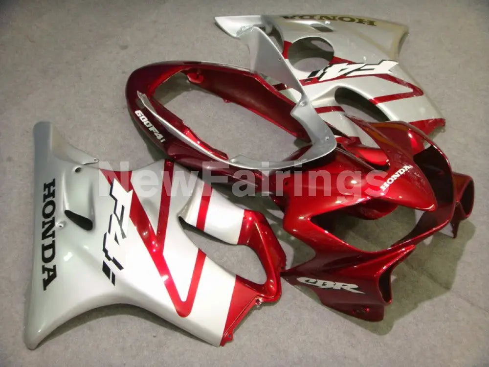 Wine Red and Silver Factory Style - CBR600 F4i 04-06 Fairing