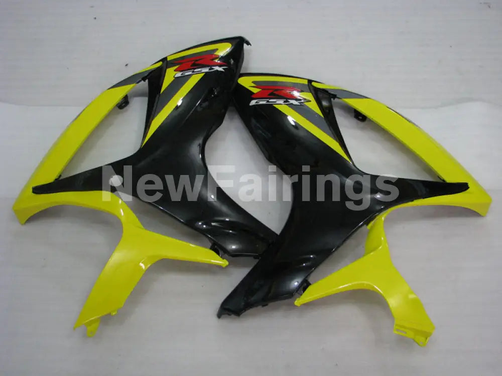 Yellow and Black Factory Style - GSX-R600 06-07 Fairing Kit