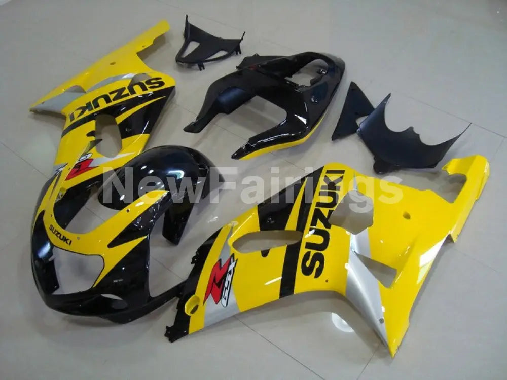 Yellow and Black Silver Factory Style - GSX-R600 01-03