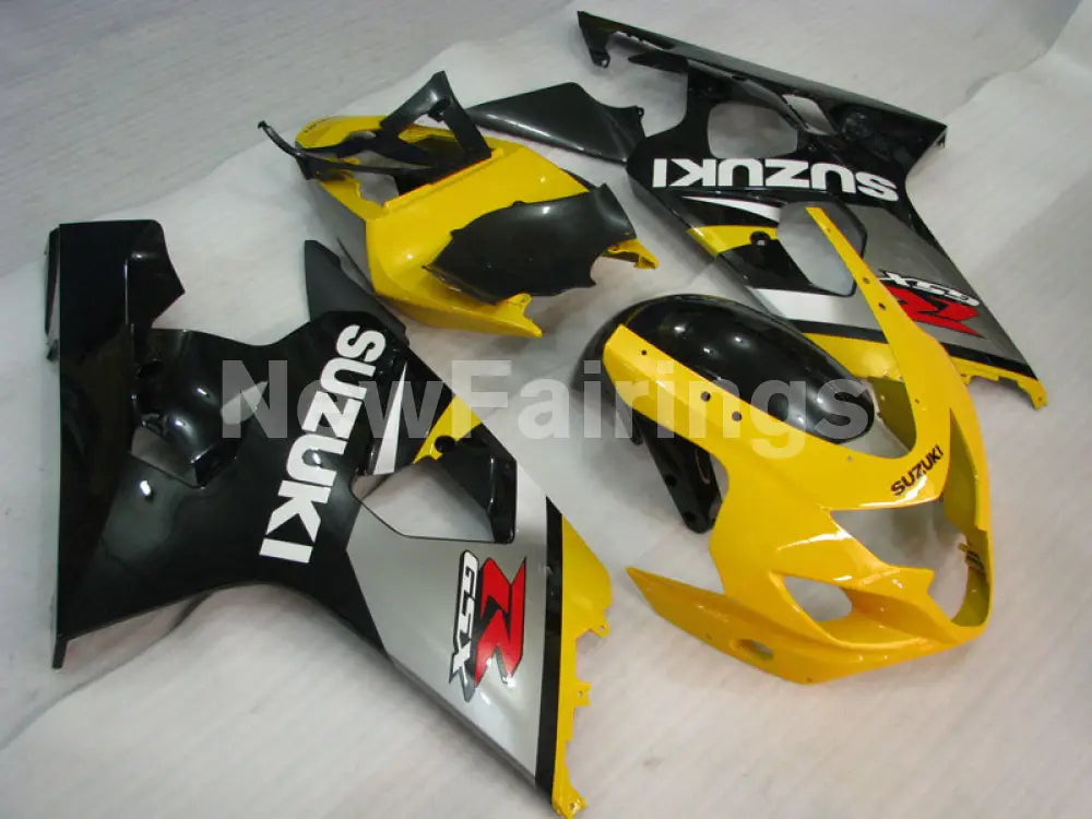 Yellow and Black Silver Factory Style - GSX-R600 04-05