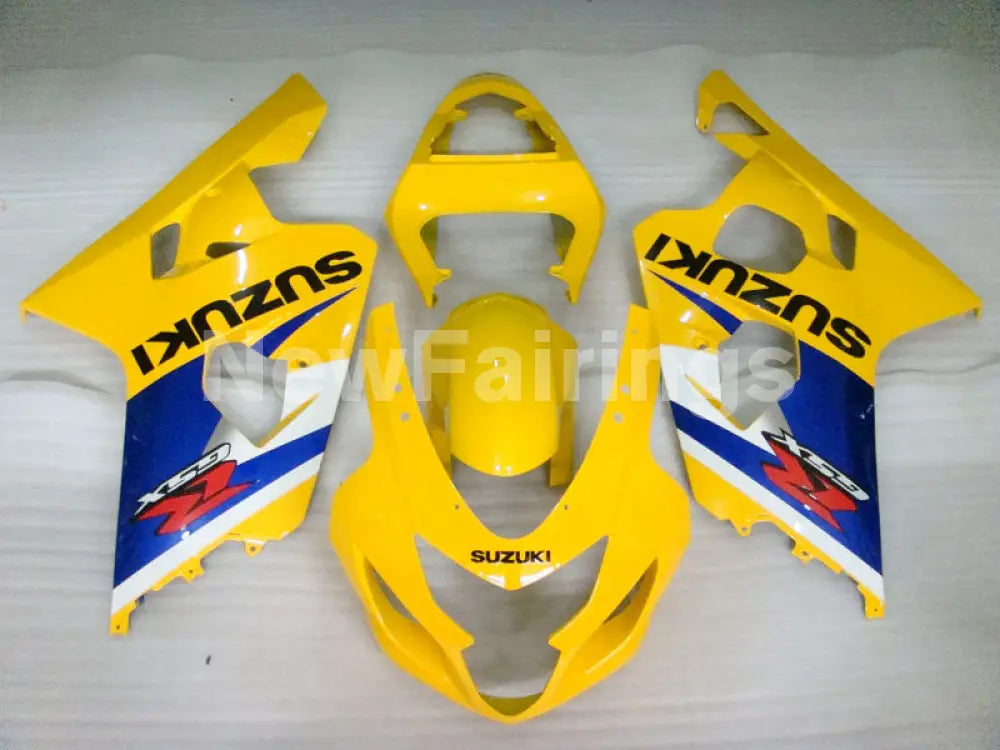Yellow and Blue Factory Style - GSX-R750 04-05 Fairing Kit