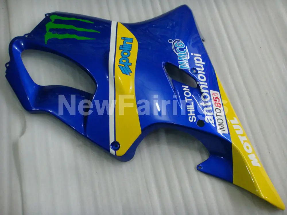 Yellow and Blue Monster - CBR600 F4 99-00 Fairing Kit -