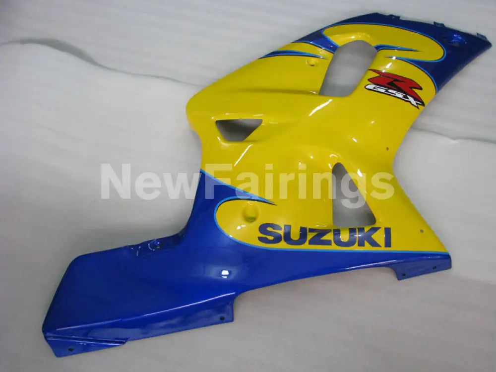 Yellow and Blue White Factory Style - GSX-R600 01-03 Fairing