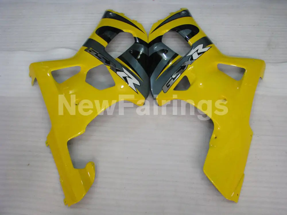 Yellow and Grey Black Factory Style - GSX-R600 01-03 Fairing