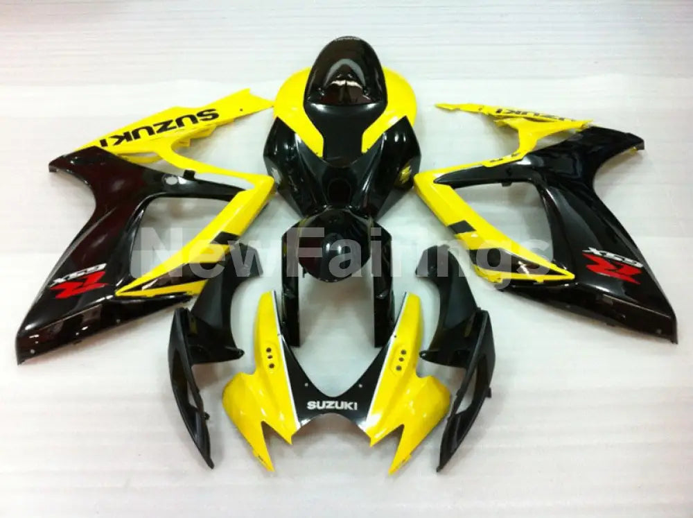 Yellow Black Factory Style - GSX-R600 06-07 Fairing Kit
